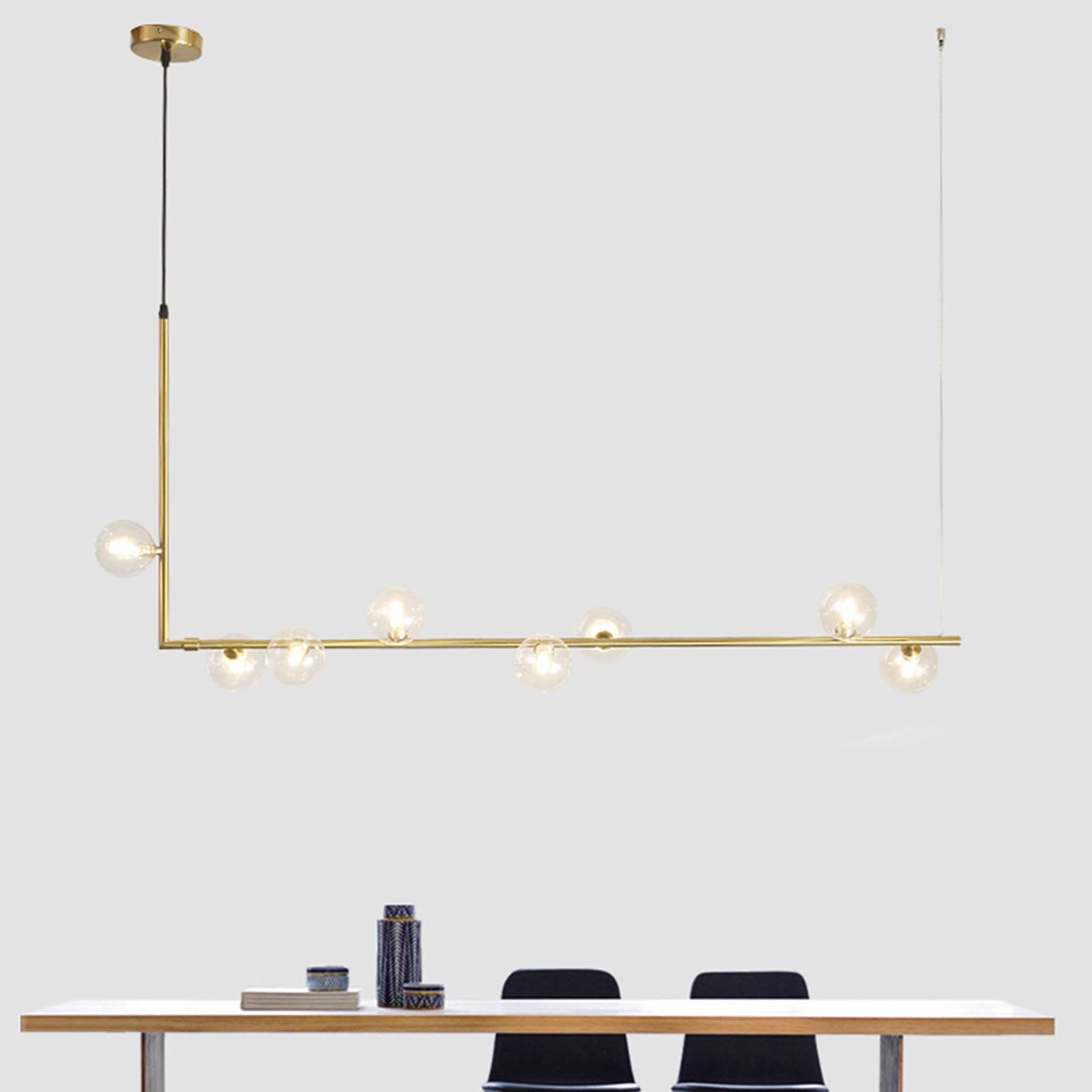 Uppsala 8 Heads Pendant Lamp Cy-New-026-8-G -  Pendant Lamps - ebarza Furniture UAE | Shop Modern Furniture in Abu Dhabi & Dubai - مفروشات ايبازرا في الامارات | تسوق اثاث عصري وديكورات مميزة في دبي وابوظبي