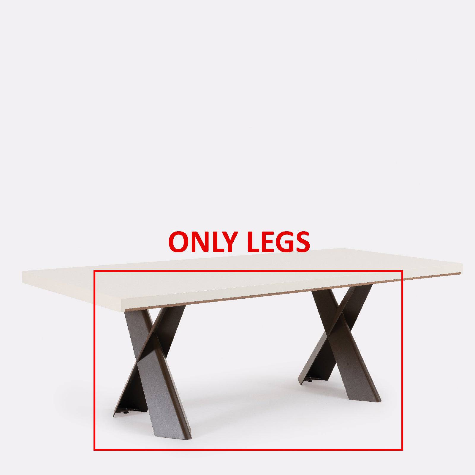 Valentina Dining Table Legs Only Valent-Tableg -  Table bases - ebarza Furniture UAE | Shop Modern Furniture in Abu Dhabi & Dubai - مفروشات ايبازرا في الامارات | تسوق اثاث عصري وديكورات مميزة في دبي وابوظبي