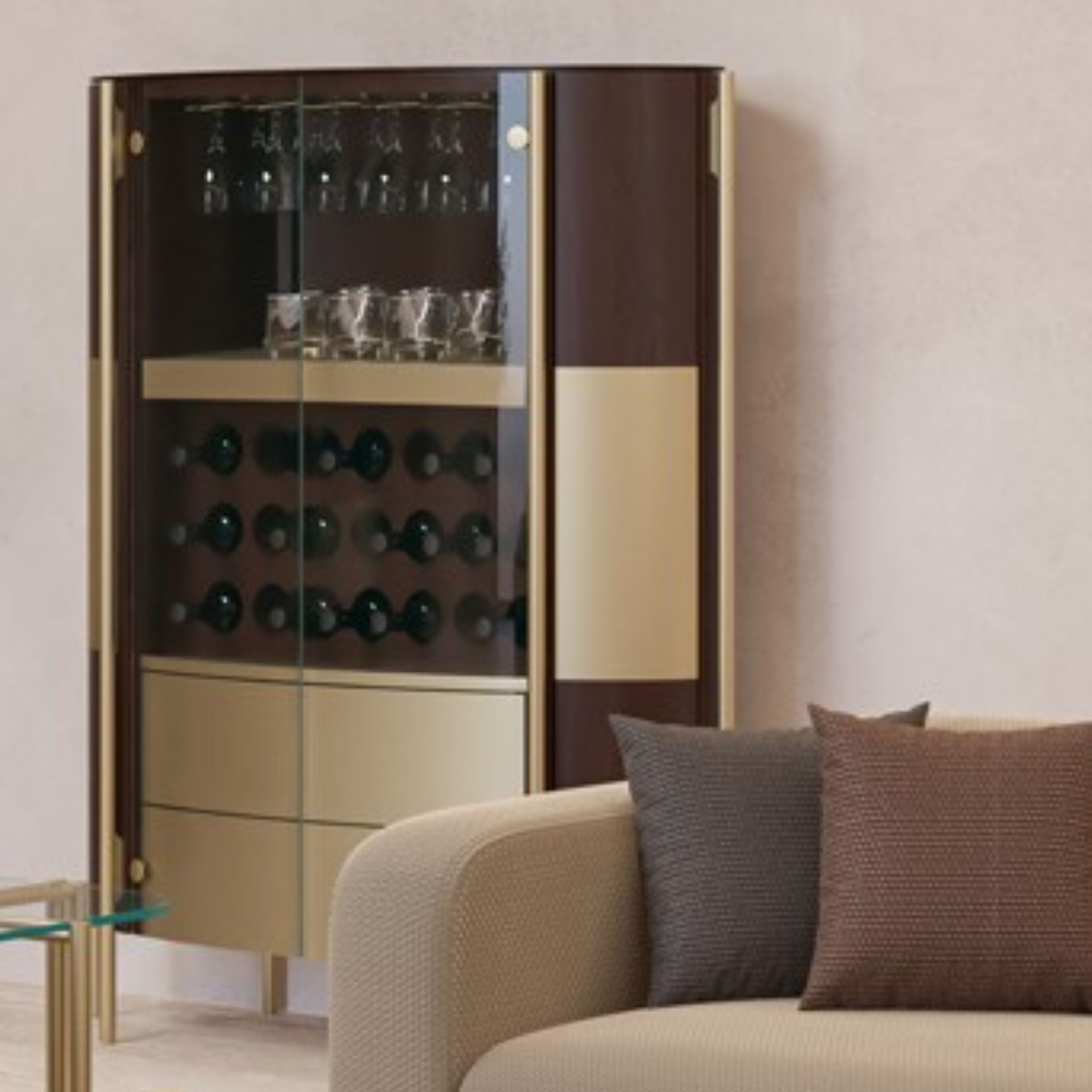 Vega  Cabinet VITVEG001 -  Shelves - ebarza Furniture UAE | Shop Modern Furniture in Abu Dhabi & Dubai - مفروشات ايبازرا في الامارات | تسوق اثاث عصري وديكورات مميزة في دبي وابوظبي