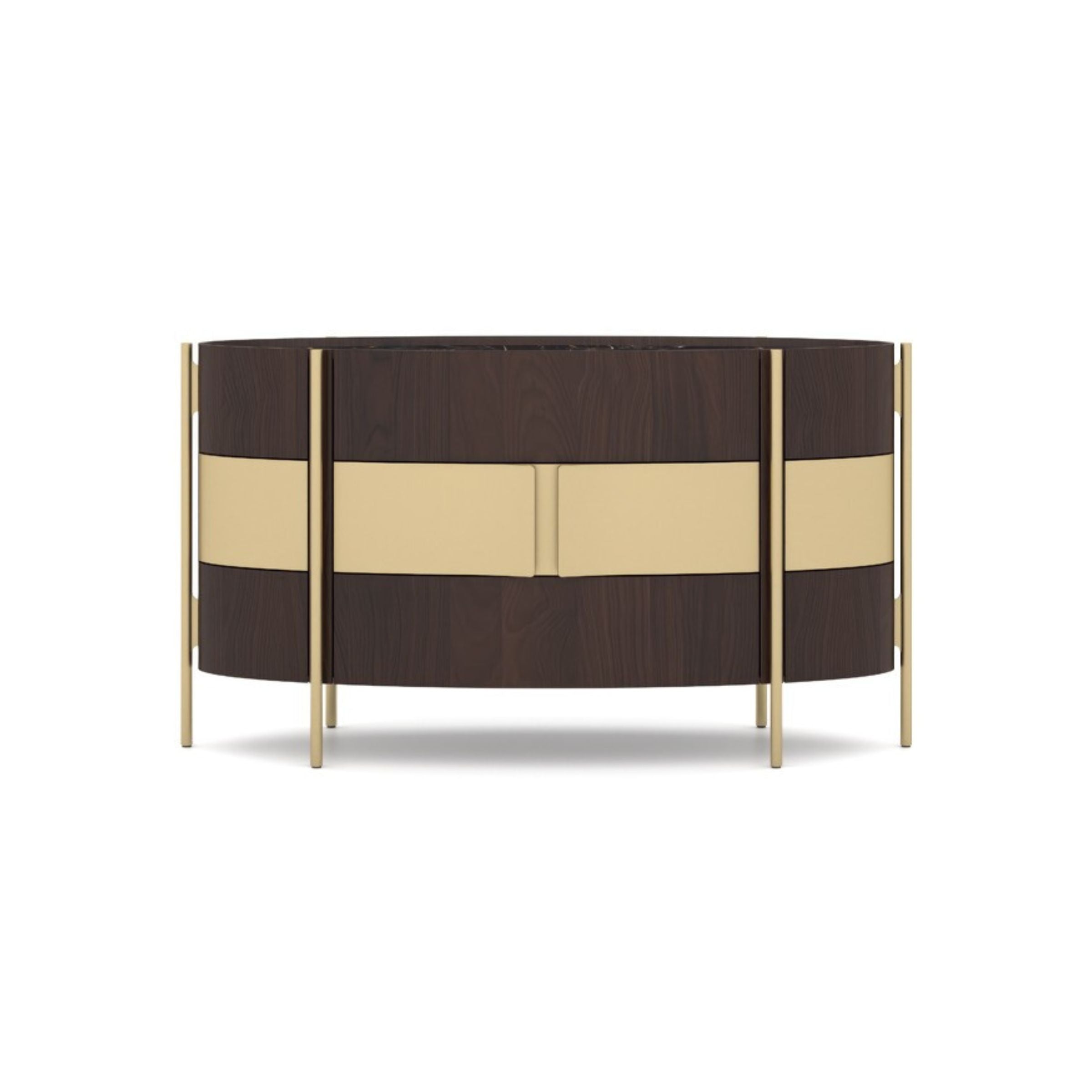 Display Item - VEGA CHEST OF DRAWERS Dresser 158cm SIFVEG001/ Gold Walnut-YAS -  DISPLAY ITEM - ebarza Furniture UAE | Shop Modern Furniture in Abu Dhabi & Dubai - مفروشات ايبازرا في الامارات | تسوق اثاث عصري وديكورات مميزة في دبي وابوظبي