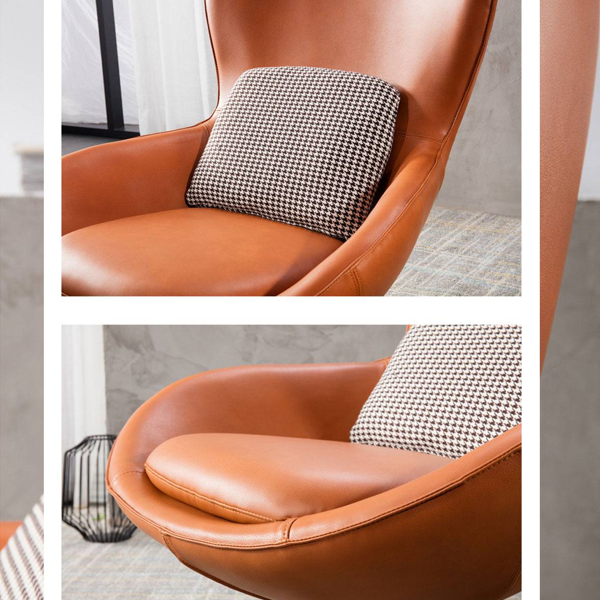 AS IS - Vigo Swivel Lounge Chair Lc017 -  DISPLAY ITEM - ebarza Furniture UAE | Shop Modern Furniture in Abu Dhabi & Dubai - مفروشات ايبازرا في الامارات | تسوق اثاث عصري وديكورات مميزة في دبي وابوظبي