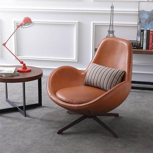 AS IS - Vigo Swivel Lounge Chair Lc017 -  DISPLAY ITEM - ebarza Furniture UAE | Shop Modern Furniture in Abu Dhabi & Dubai - مفروشات ايبازرا في الامارات | تسوق اثاث عصري وديكورات مميزة في دبي وابوظبي