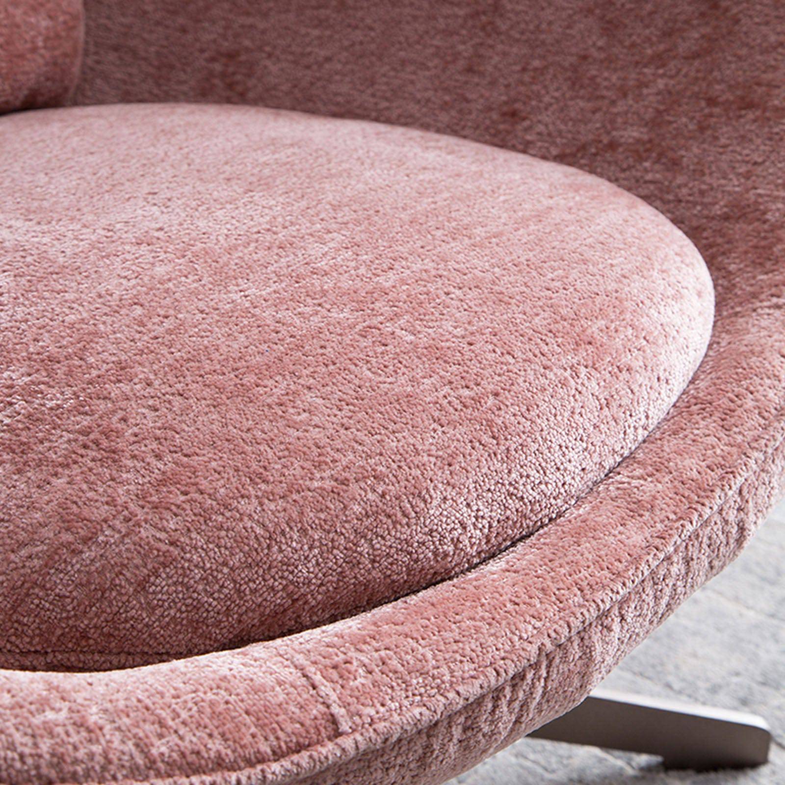 Vigo Swivel Lounge Chair Lc017-P -  Lounge Chairs - ebarza Furniture UAE | Shop Modern Furniture in Abu Dhabi & Dubai - مفروشات ايبازرا في الامارات | تسوق اثاث عصري وديكورات مميزة في دبي وابوظبي