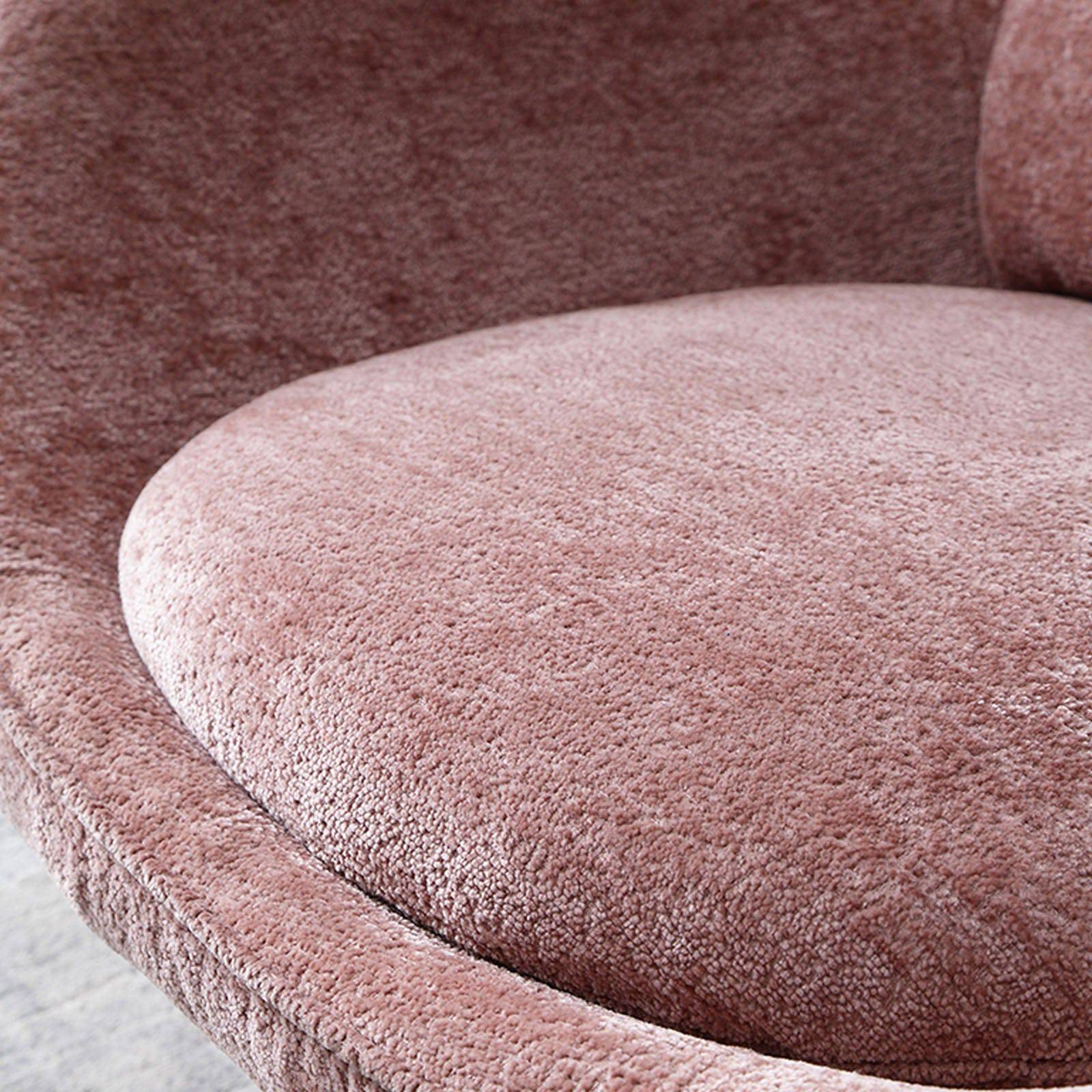 Vigo Swivel Lounge Chair Lc017-P -  Lounge Chairs - ebarza Furniture UAE | Shop Modern Furniture in Abu Dhabi & Dubai - مفروشات ايبازرا في الامارات | تسوق اثاث عصري وديكورات مميزة في دبي وابوظبي