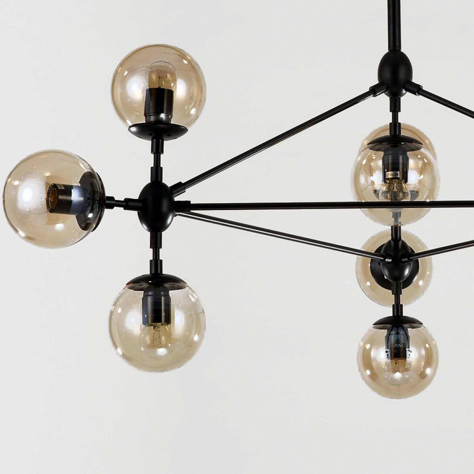 Vintage 10 Heads Bubble Chandelier Cy-Dd-309-10-B -  Pendant Lamps - ebarza Furniture UAE | Shop Modern Furniture in Abu Dhabi & Dubai - مفروشات ايبازرا في الامارات | تسوق اثاث عصري وديكورات مميزة في دبي وابوظبي
