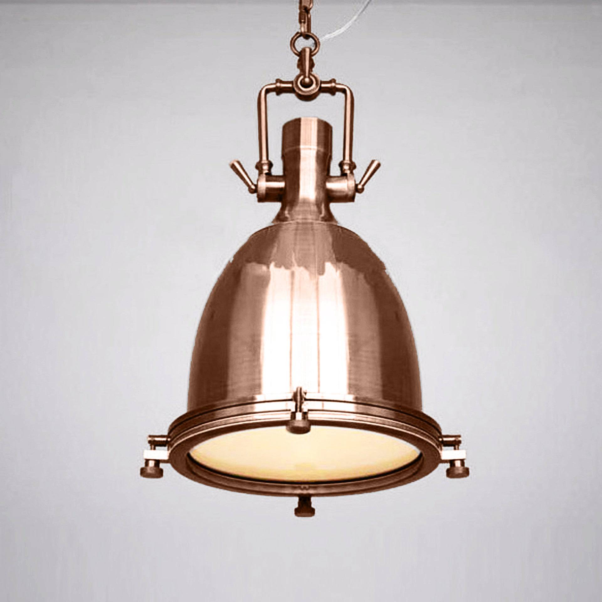 Vintage Brushed Steel Pendant Lamp Cy-Dd-089-Br -  Pendant Lamps - ebarza Furniture UAE | Shop Modern Furniture in Abu Dhabi & Dubai - مفروشات ايبازرا في الامارات | تسوق اثاث عصري وديكورات مميزة في دبي وابوظبي