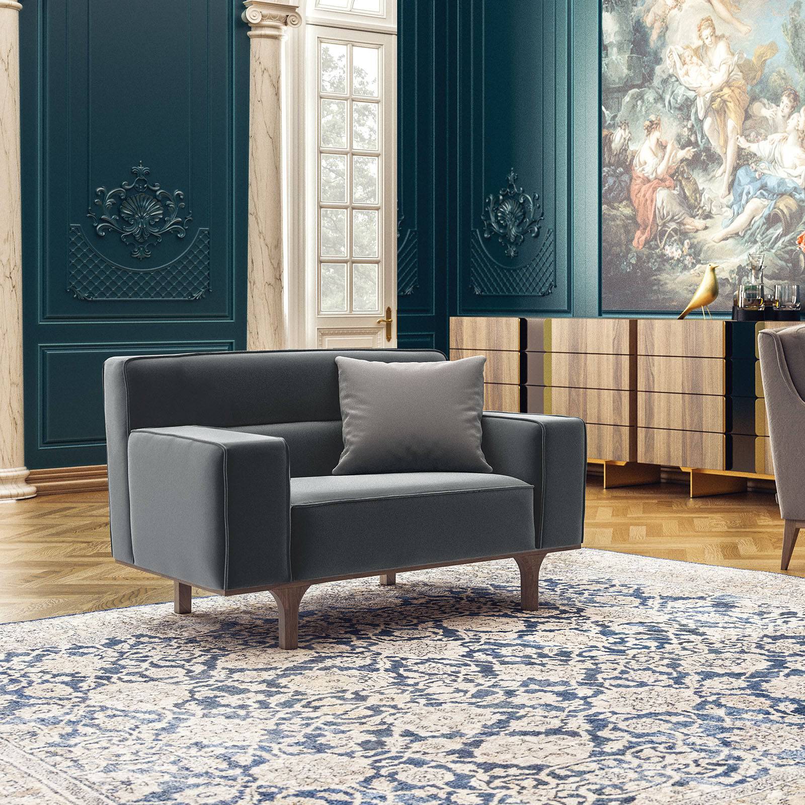 Vision Single Seater Sofa Visionchair006 -  Armchairs - ebarza Furniture UAE | Shop Modern Furniture in Abu Dhabi & Dubai - مفروشات ايبازرا في الامارات | تسوق اثاث عصري وديكورات مميزة في دبي وابوظبي