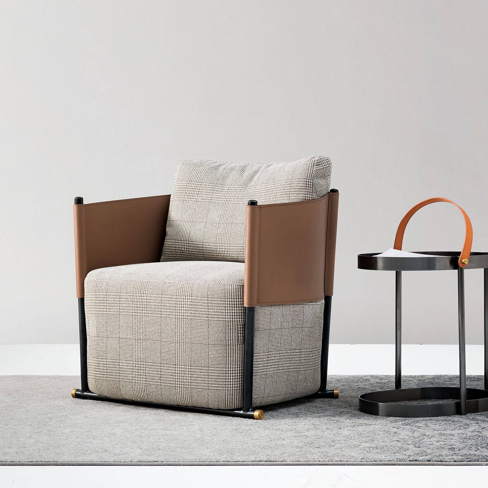 Pre-order 25 Days Delivery Vittoria Lounge Chair LC041 -  Lounge Chairs - ebarza Furniture UAE | Shop Modern Furniture in Abu Dhabi & Dubai - مفروشات ايبازرا في الامارات | تسوق اثاث عصري وديكورات مميزة في دبي وابوظبي