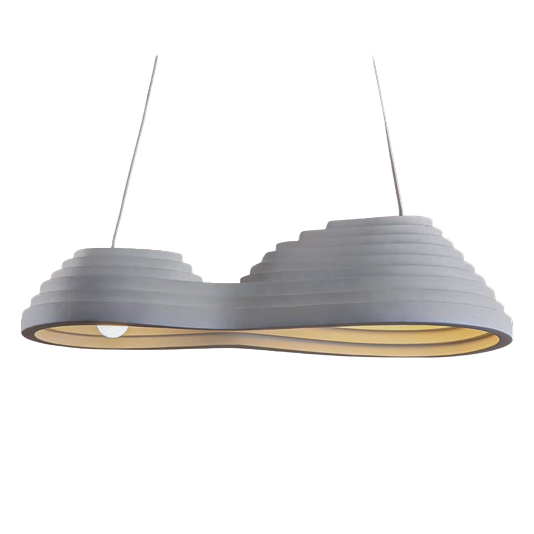 Wabi Sabi Gray Pendant Light HTD-IW1433-075-Gray -  Pendant Lamps - ebarza Furniture UAE | Shop Modern Furniture in Abu Dhabi & Dubai - مفروشات ايبازرا في الامارات | تسوق اثاث عصري وديكورات مميزة في دبي وابوظبي