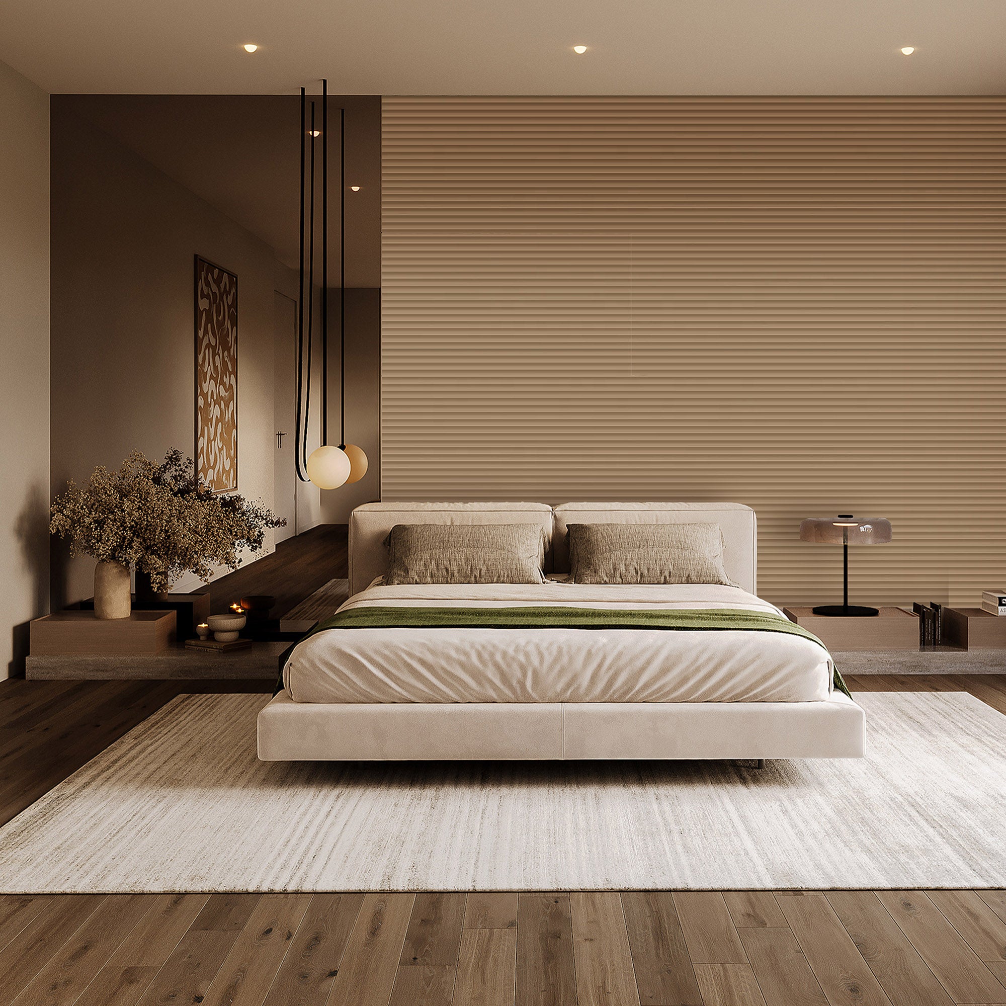 Wallcovering - 3MR-A08/3MR-A18 -  Wallcovering - ebarza Furniture UAE | Shop Modern Furniture in Abu Dhabi & Dubai - مفروشات ايبازرا في الامارات | تسوق اثاث عصري وديكورات مميزة في دبي وابوظبي