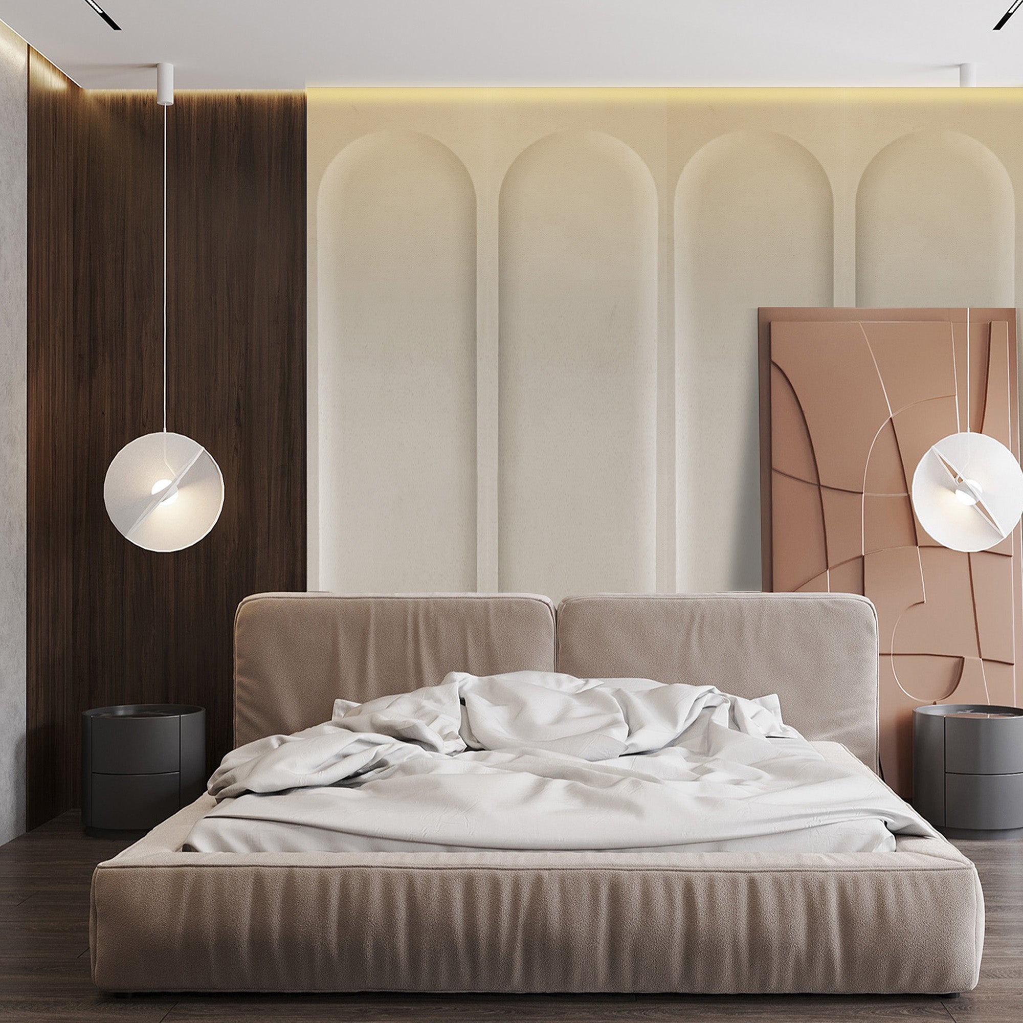 Pre-order 35 Days Delivery 30mm MDF Beige Wall Panel MLL- CUS05 -  Wall Panels - ebarza Furniture UAE | Shop Modern Furniture in Abu Dhabi & Dubai - مفروشات ايبازرا في الامارات | تسوق اثاث عصري وديكورات مميزة في دبي وابوظبي