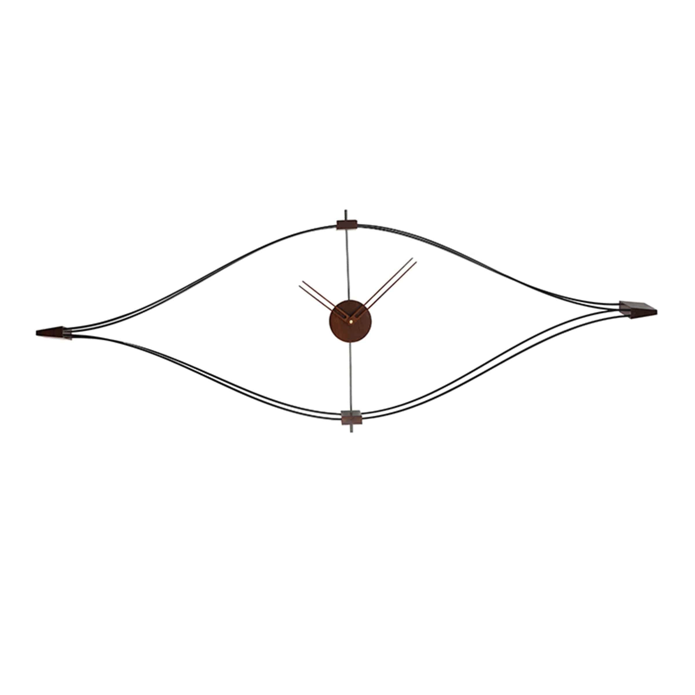 Walnut Wood Wall Clock JHL8011 -  Clocks - ebarza Furniture UAE | Shop Modern Furniture in Abu Dhabi & Dubai - مفروشات ايبازرا في الامارات | تسوق اثاث عصري وديكورات مميزة في دبي وابوظبي