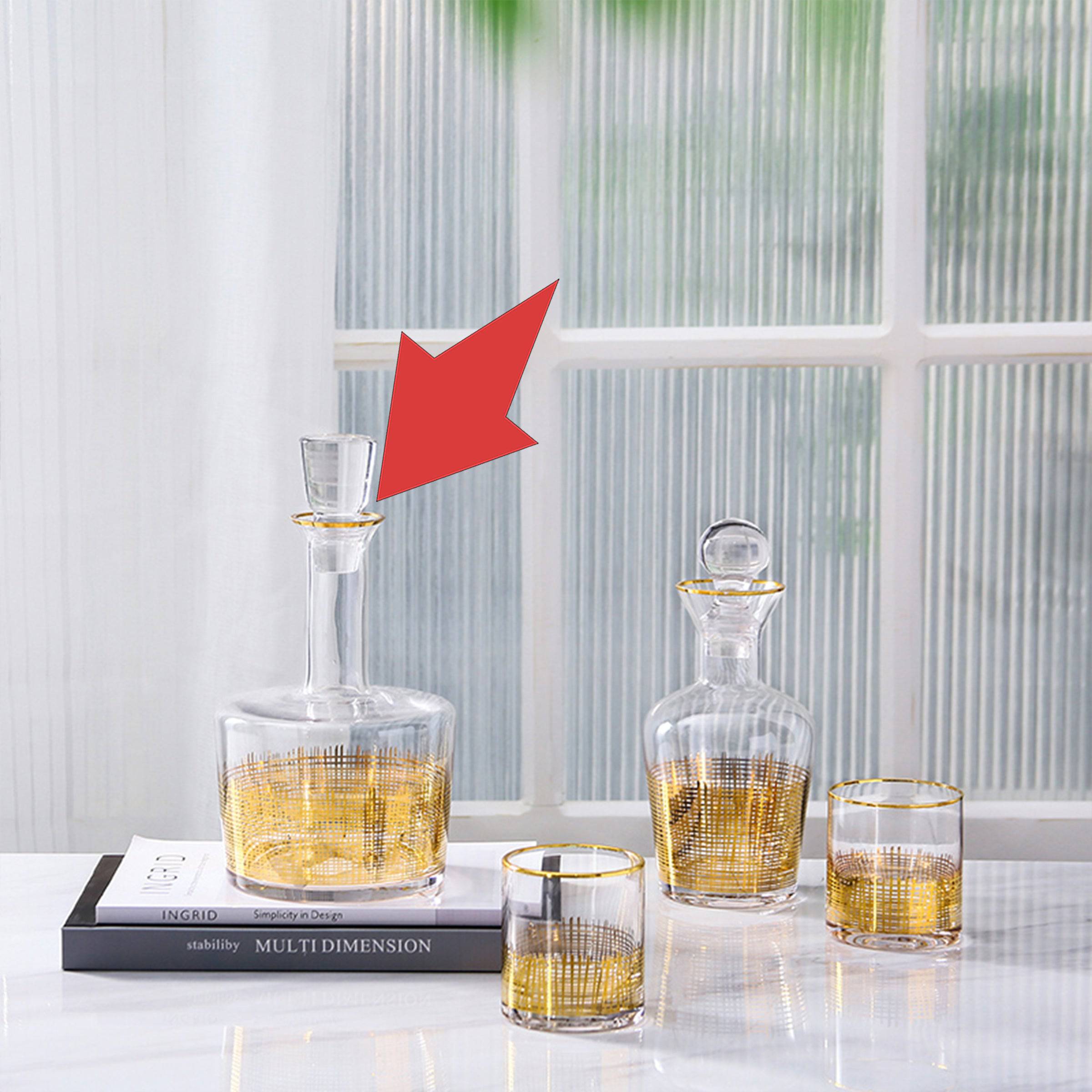 Water / Juice Golden Jar Fl-K059 -  Drinkware - ebarza Furniture UAE | Shop Modern Furniture in Abu Dhabi & Dubai - مفروشات ايبازرا في الامارات | تسوق اثاث عصري وديكورات مميزة في دبي وابوظبي