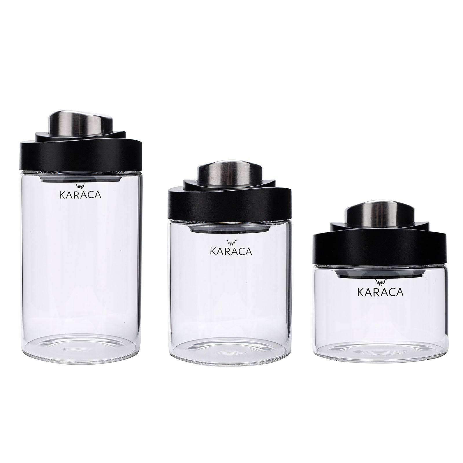 Wave 3 Piece Jar Set S / M / L 153.03.07.7787 -  Spice Sets - ebarza Furniture UAE | Shop Modern Furniture in Abu Dhabi & Dubai - مفروشات ايبازرا في الامارات | تسوق اثاث عصري وديكورات مميزة في دبي وابوظبي