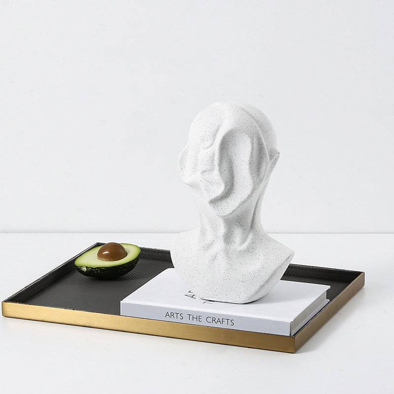 White Abstract Human Ornament-A Fa-D21069A -  Home Decor Figurines - ebarza Furniture UAE | Shop Modern Furniture in Abu Dhabi & Dubai - مفروشات ايبازرا في الامارات | تسوق اثاث عصري وديكورات مميزة في دبي وابوظبي