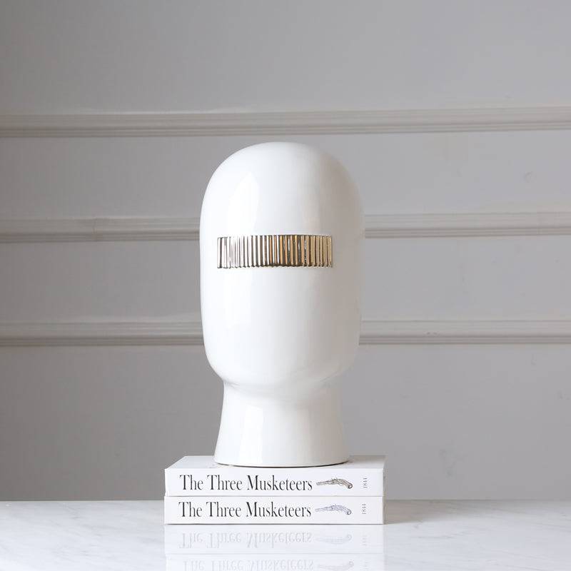 White Figure Decoration-B Fa-D1936B -  Home Decor Figurines - ebarza Furniture UAE | Shop Modern Furniture in Abu Dhabi & Dubai - مفروشات ايبازرا في الامارات | تسوق اثاث عصري وديكورات مميزة في دبي وابوظبي