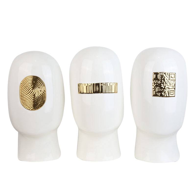 White Figure Decoration-C Fa-D1936C -  Home Decor Figurines - ebarza Furniture UAE | Shop Modern Furniture in Abu Dhabi & Dubai - مفروشات ايبازرا في الامارات | تسوق اثاث عصري وديكورات مميزة في دبي وابوظبي