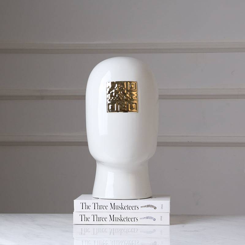 White Figure Decoration-C Fa-D1936C -  Home Decor Figurines - ebarza Furniture UAE | Shop Modern Furniture in Abu Dhabi & Dubai - مفروشات ايبازرا في الامارات | تسوق اثاث عصري وديكورات مميزة في دبي وابوظبي