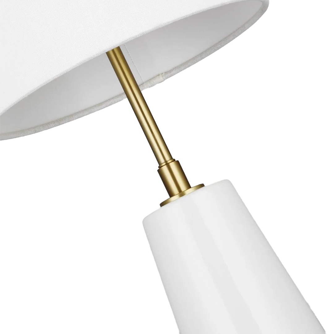 Pre-order 35 Days Delivery White Floor Lamp CY-LTD-1008-W -  Floor Lamps - ebarza Furniture UAE | Shop Modern Furniture in Abu Dhabi & Dubai - مفروشات ايبازرا في الامارات | تسوق اثاث عصري وديكورات مميزة في دبي وابوظبي