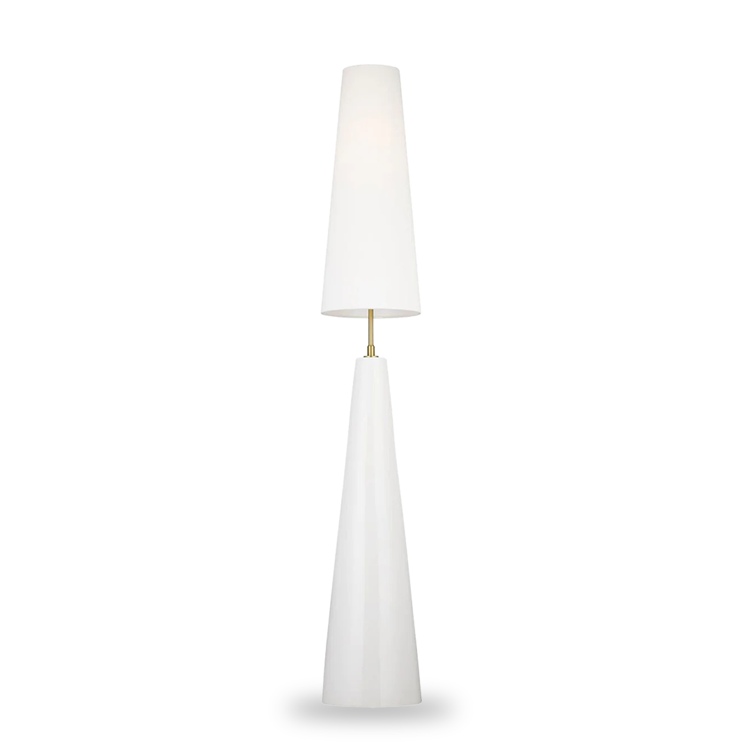 Pre-order 35 Days Delivery White Floor Lamp CY-LTD-1008-W -  Floor Lamps - ebarza Furniture UAE | Shop Modern Furniture in Abu Dhabi & Dubai - مفروشات ايبازرا في الامارات | تسوق اثاث عصري وديكورات مميزة في دبي وابوظبي