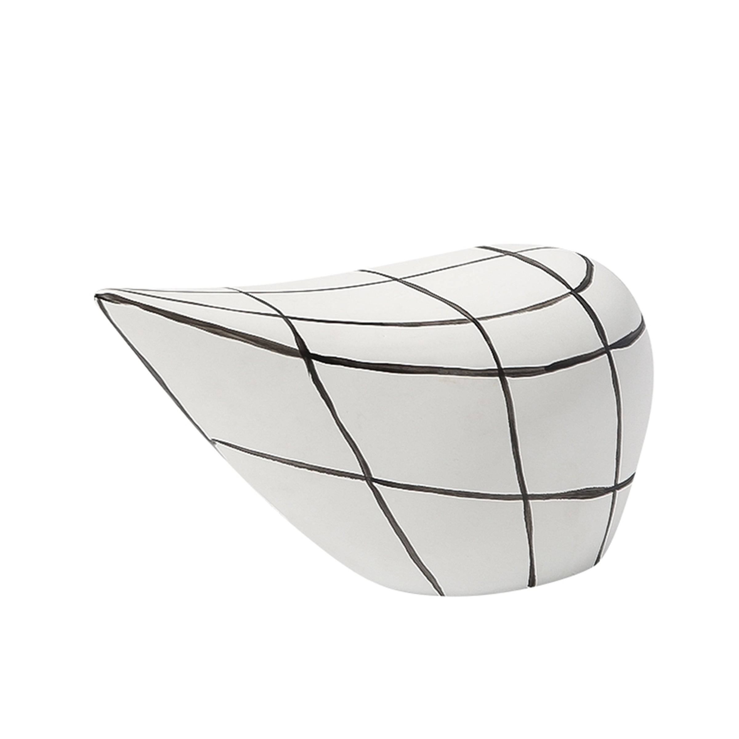 White Line Geometry Ornament-A Fa-D21098A -  Home Decor Figurines - ebarza Furniture UAE | Shop Modern Furniture in Abu Dhabi & Dubai - مفروشات ايبازرا في الامارات | تسوق اثاث عصري وديكورات مميزة في دبي وابوظبي