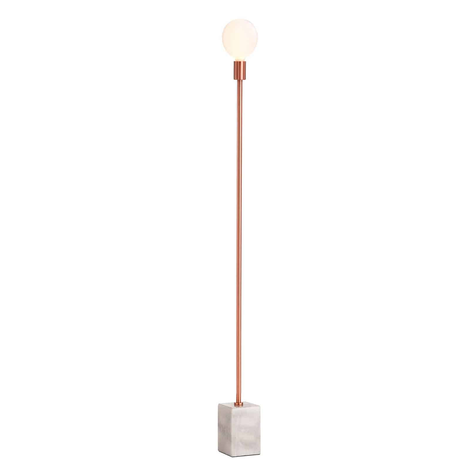 As Is - White Marble Floor Lamp Cl1180F-White Rg -  DISPLAY ITEM - ebarza Furniture UAE | Shop Modern Furniture in Abu Dhabi & Dubai - مفروشات ايبازرا في الامارات | تسوق اثاث عصري وديكورات مميزة في دبي وابوظبي