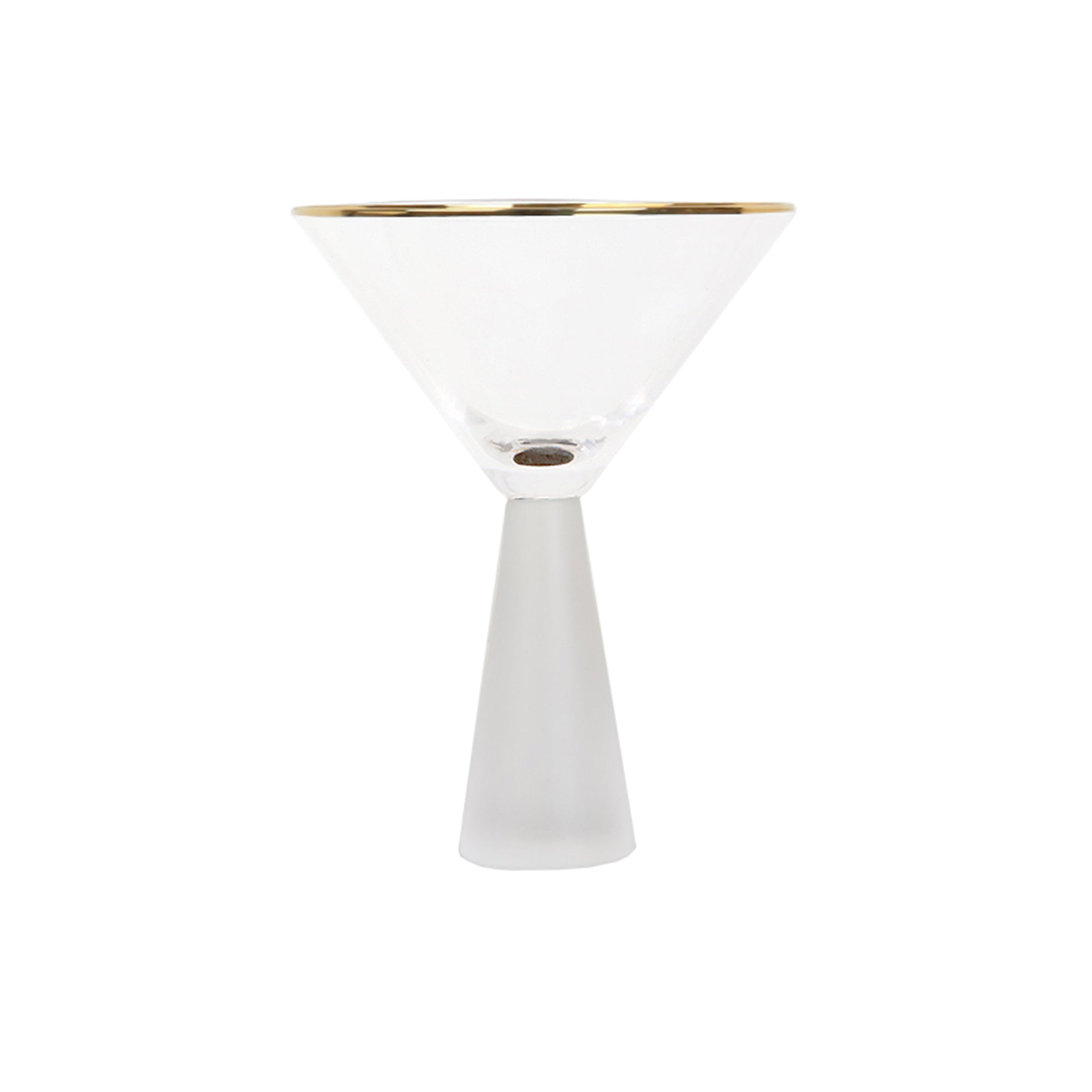 White Triangle Water/Juice Glass-A Fc-Cj1904A -  Drinkware - ebarza Furniture UAE | Shop Modern Furniture in Abu Dhabi & Dubai - مفروشات ايبازرا في الامارات | تسوق اثاث عصري وديكورات مميزة في دبي وابوظبي