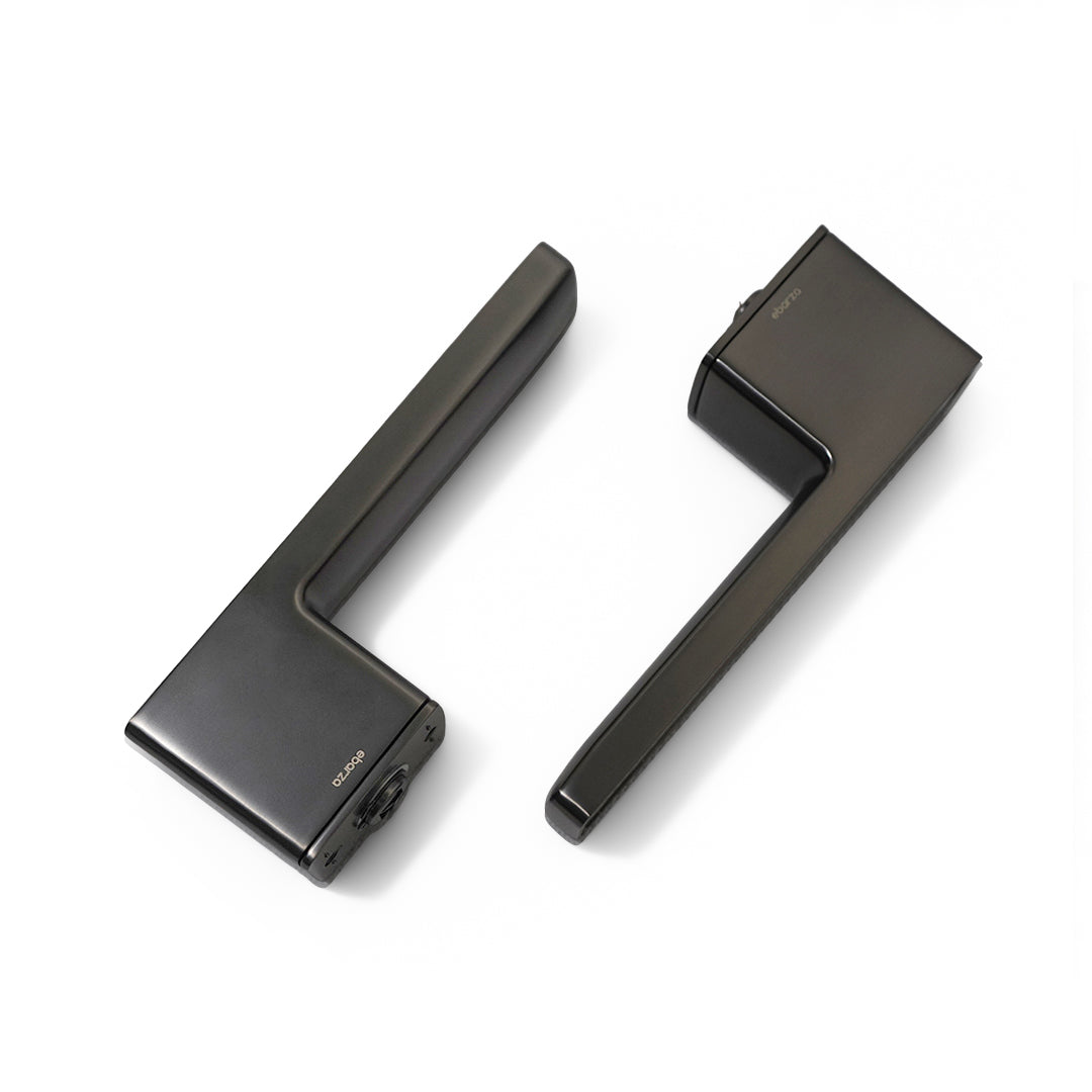 Double Door Handle With Keys and Matching Magnetic Lock Body MFC60 – Grey HY13/DH -  Door Handles - ebarza Furniture UAE | Shop Modern Furniture in Abu Dhabi & Dubai - مفروشات ايبازرا في الامارات | تسوق اثاث عصري وديكورات مميزة في دبي وابوظبي