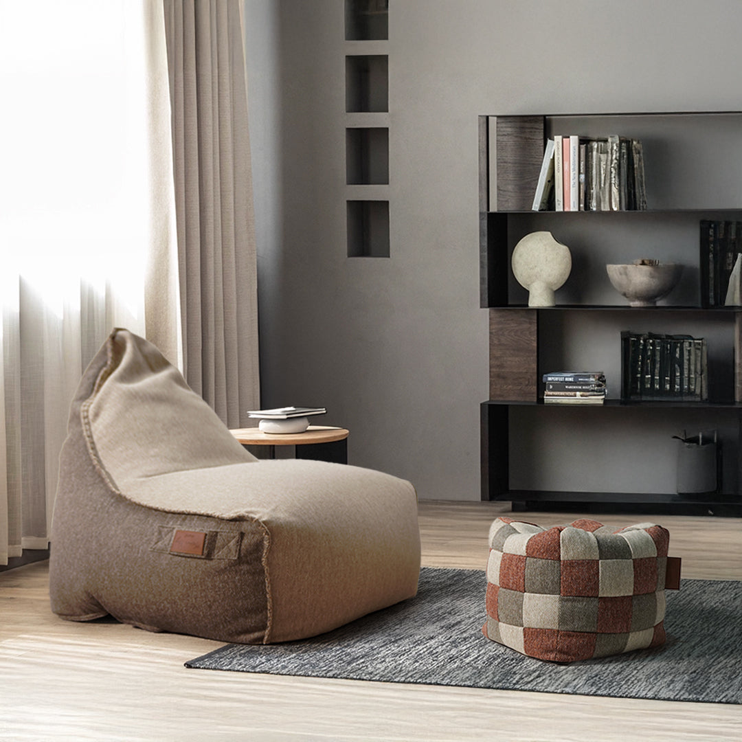 Olefin Pouf Multi Color - 409-BB -  Poufs - ebarza Furniture UAE | Shop Modern Furniture in Abu Dhabi & Dubai - مفروشات ايبازرا في الامارات | تسوق اثاث عصري وديكورات مميزة في دبي وابوظبي