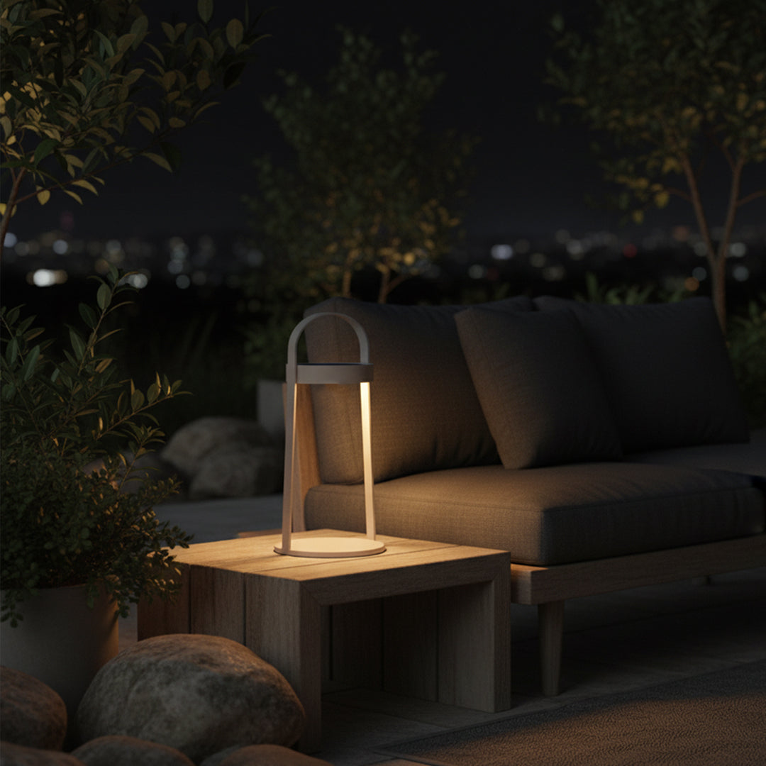 Alu Indoor/Outdoor Hand Lamp 42cm - KH8510N117ALU -  Smart Outdoors - ebarza Furniture UAE | Shop Modern Furniture in Abu Dhabi & Dubai - مفروشات ايبازرا في الامارات | تسوق اثاث عصري وديكورات مميزة في دبي وابوظبي