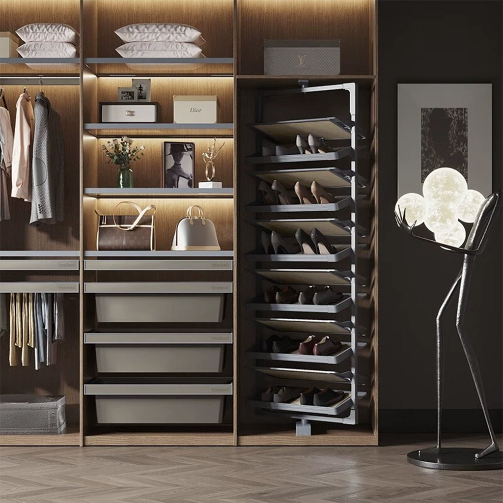 GlidePro Shoe Rack - MA.5602 -  Hangers - ebarza Furniture UAE | Shop Modern Furniture in Abu Dhabi & Dubai - مفروشات ايبازرا في الامارات | تسوق اثاث عصري وديكورات مميزة في دبي وابوظبي