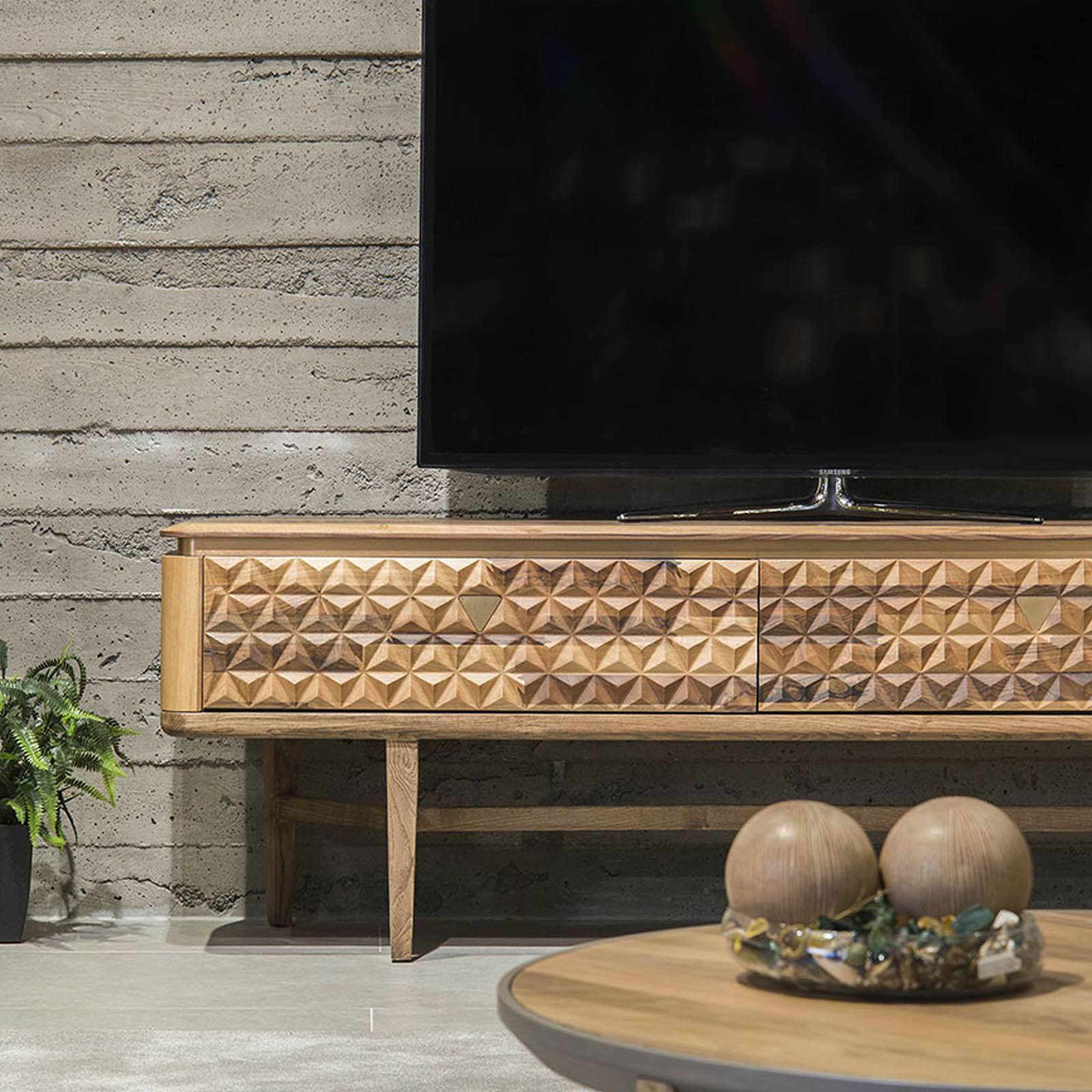 Zen Tv Unit Zen005 -  TV Units - ebarza Furniture UAE | Shop Modern Furniture in Abu Dhabi & Dubai - مفروشات ايبازرا في الامارات | تسوق اثاث عصري وديكورات مميزة في دبي وابوظبي