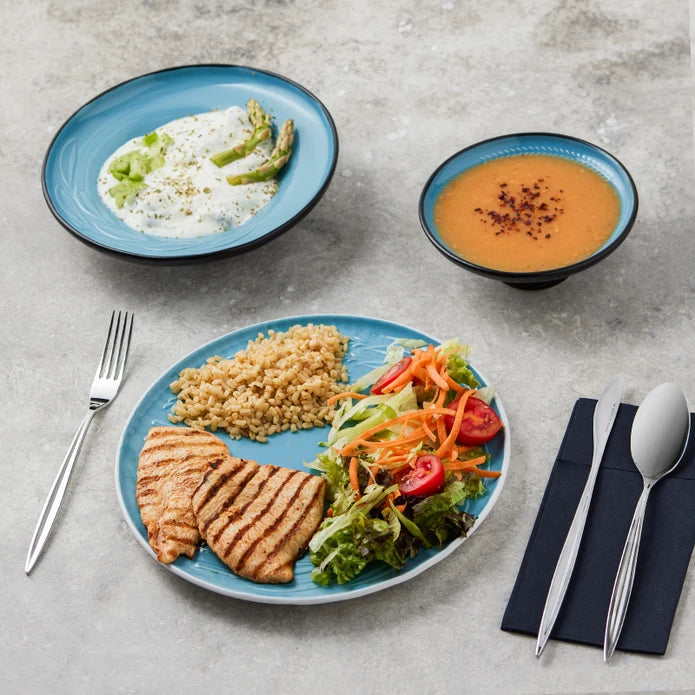 Karaca Fit 3-Piece Dinnerware Set for 1 Person 153.03.06.5580 -  Dinnerware Sets - ebarza Furniture UAE | Shop Modern Furniture in Abu Dhabi & Dubai - مفروشات ايبازرا في الامارات | تسوق اثاث عصري وديكورات مميزة في دبي وابوظبي