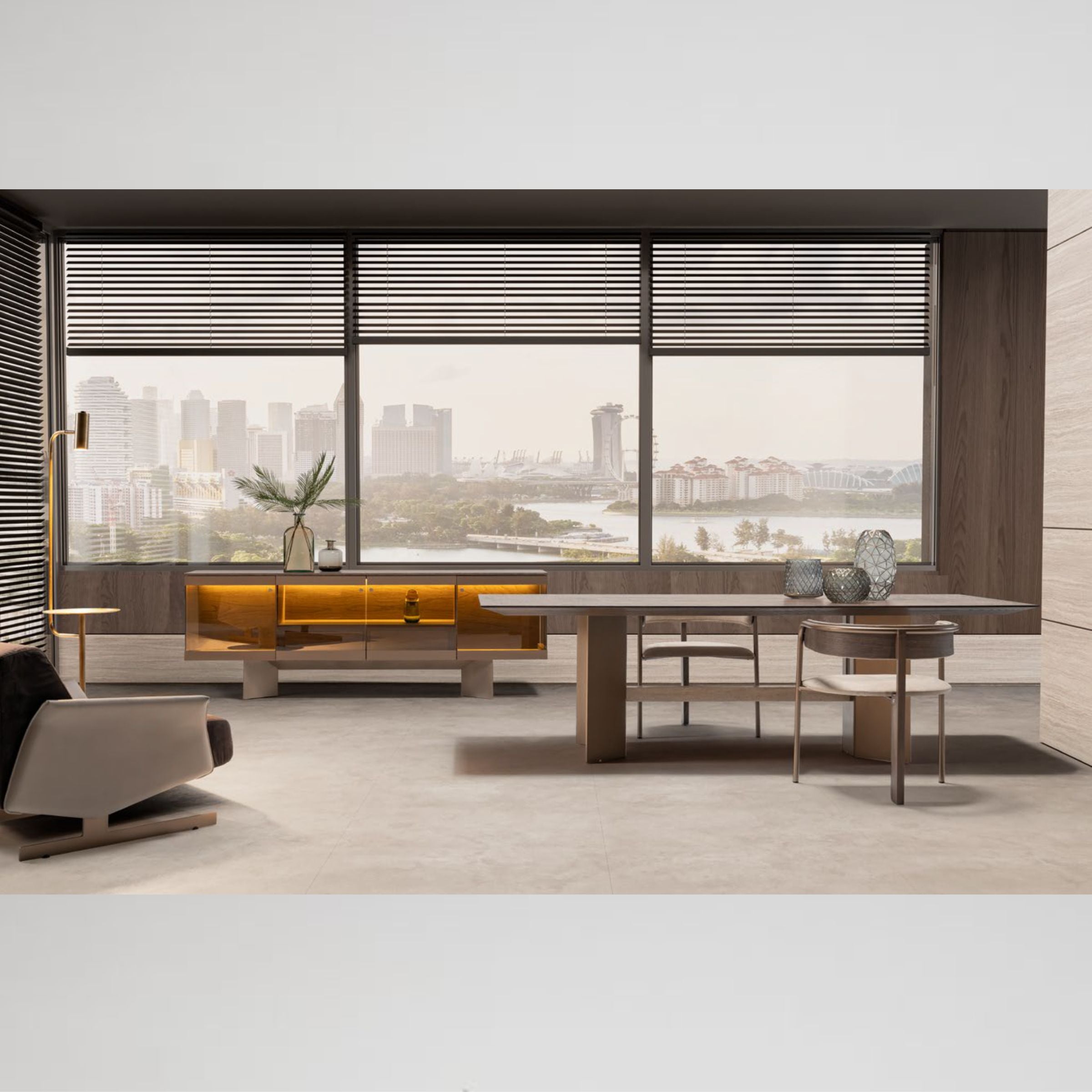 Edessa Dining Table With Marble Leg Edsa-Dining -  Dining Tables - ebarza Furniture UAE | Shop Modern Furniture in Abu Dhabi & Dubai - مفروشات ايبازرا في الامارات | تسوق اثاث عصري وديكورات مميزة في دبي وابوظبي