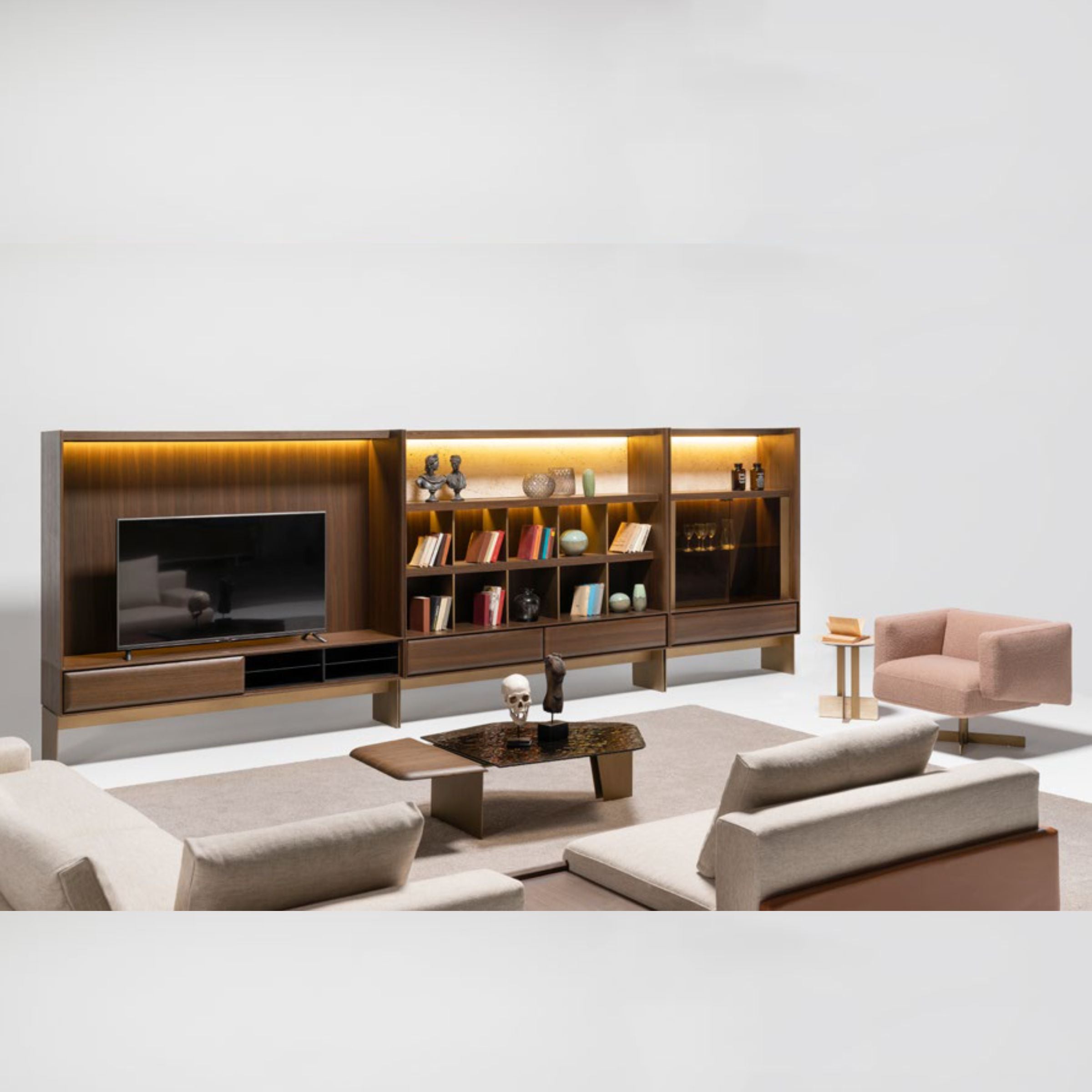 Era Wall Unit Shelf Block Era-Wall120 -  TV Units - ebarza Furniture UAE | Shop Modern Furniture in Abu Dhabi & Dubai - مفروشات ايبازرا في الامارات | تسوق اثاث عصري وديكورات مميزة في دبي وابوظبي