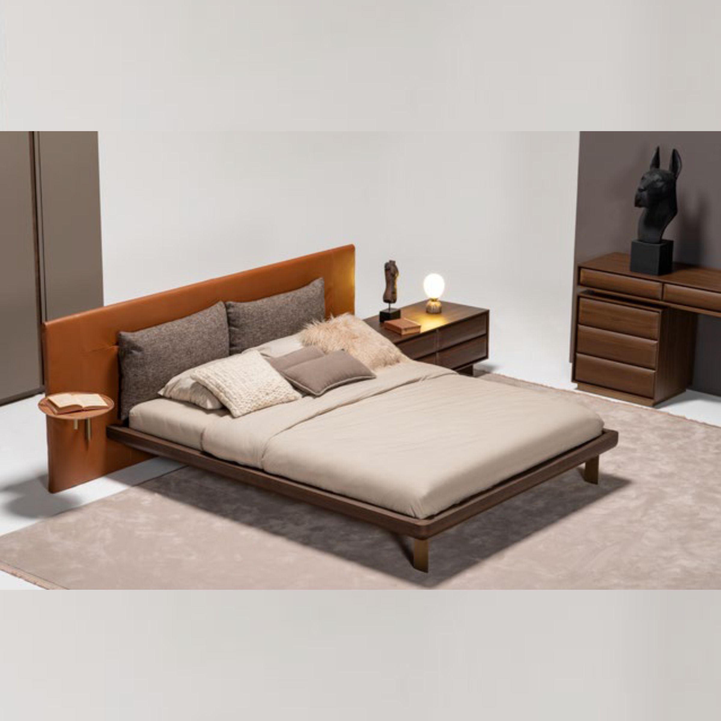 Era Queen Size Bedstead Era-Bed 160x200 -  Bedsteads - ebarza Furniture UAE | Shop Modern Furniture in Abu Dhabi & Dubai - مفروشات ايبازرا في الامارات | تسوق اثاث عصري وديكورات مميزة في دبي وابوظبي