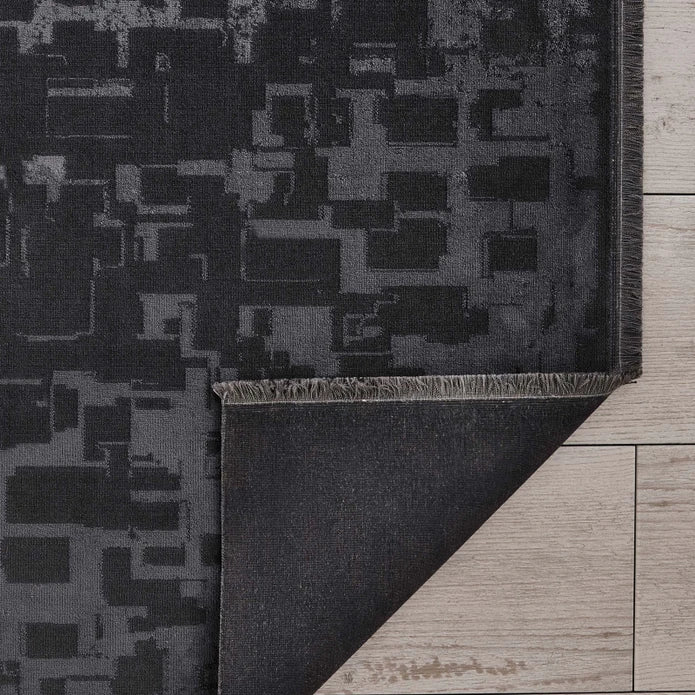 Karaca Cashmere Carpet Velvet Quartz Anthracite 160X230 Cm 200.19.01.0156 -  Rugs - ebarza Furniture UAE | Shop Modern Furniture in Abu Dhabi & Dubai - مفروشات ايبازرا في الامارات | تسوق اثاث عصري وديكورات مميزة في دبي وابوظبي