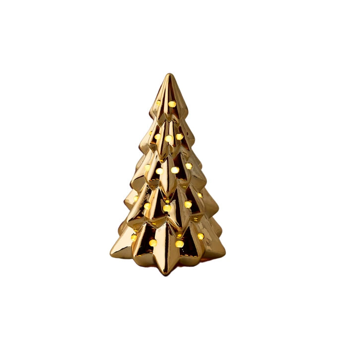 Karaca Home Tree Led Illuminated Object Gold 9X17Cm 300.21.02.0342 -  Home Decor Figurines - ebarza Furniture UAE | Shop Modern Furniture in Abu Dhabi & Dubai - مفروشات ايبازرا في الامارات | تسوق اثاث عصري وديكورات مميزة في دبي وابوظبي