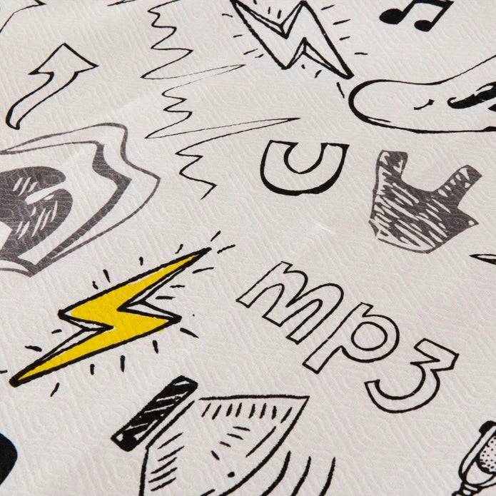 Karaca Home Young Music Single 100% Cotton Pique 200.20.01.0147 -  Bedding - ebarza Furniture UAE | Shop Modern Furniture in Abu Dhabi & Dubai - مفروشات ايبازرا في الامارات | تسوق اثاث عصري وديكورات مميزة في دبي وابوظبي
