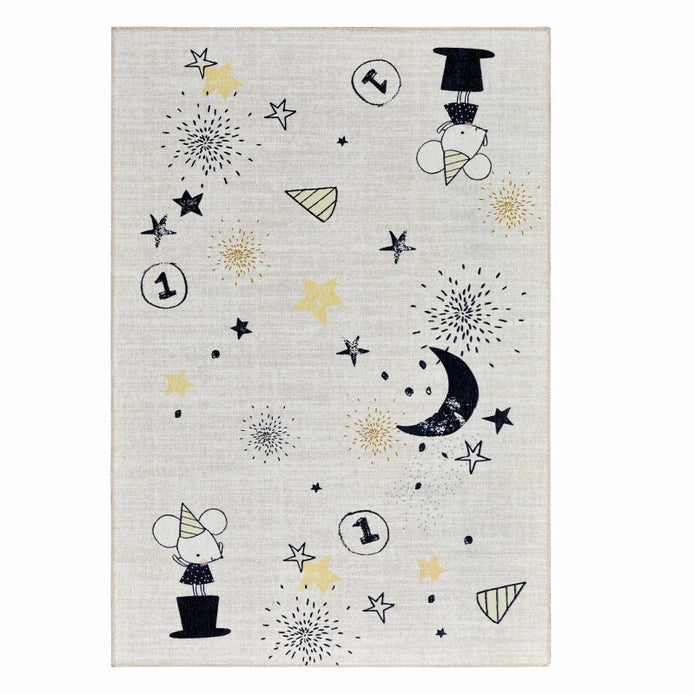 Karaca Kashmir Carpet Decorative Art Kids/Teen Mice 120x180 cm 200.19.01.1484 -  Rugs - ebarza Furniture UAE | Shop Modern Furniture in Abu Dhabi & Dubai - مفروشات ايبازرا في الامارات | تسوق اثاث عصري وديكورات مميزة في دبي وابوظبي