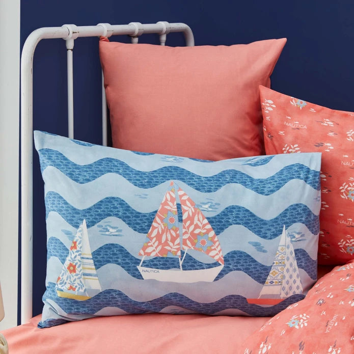 Karaca Nautica Home Kids Saily Single 100% Cotton Duvet Cover Set 180.01.01.0521 -  Bedding - ebarza Furniture UAE | Shop Modern Furniture in Abu Dhabi & Dubai - مفروشات ايبازرا في الامارات | تسوق اثاث عصري وديكورات مميزة في دبي وابوظبي