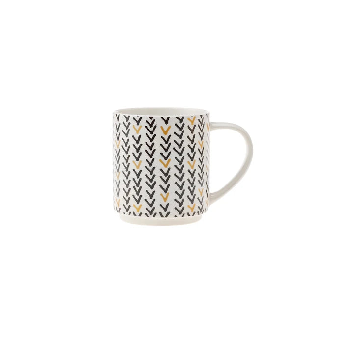 Karaca Nomar 5 Piece Stand Porcelain Mug / Mug Set 153.03.07.7746 -  Mugs - ebarza Furniture UAE | Shop Modern Furniture in Abu Dhabi & Dubai - مفروشات ايبازرا في الامارات | تسوق اثاث عصري وديكورات مميزة في دبي وابوظبي