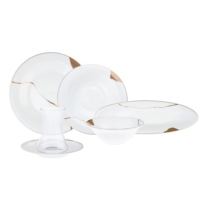Karaca Fine Pearl New Quora 26 Pieces Breakfast Set For 6 Persons 153.03.08.1142 -  Dinnerware Sets - ebarza Furniture UAE | Shop Modern Furniture in Abu Dhabi & Dubai - مفروشات ايبازرا في الامارات | تسوق اثاث عصري وديكورات مميزة في دبي وابوظبي