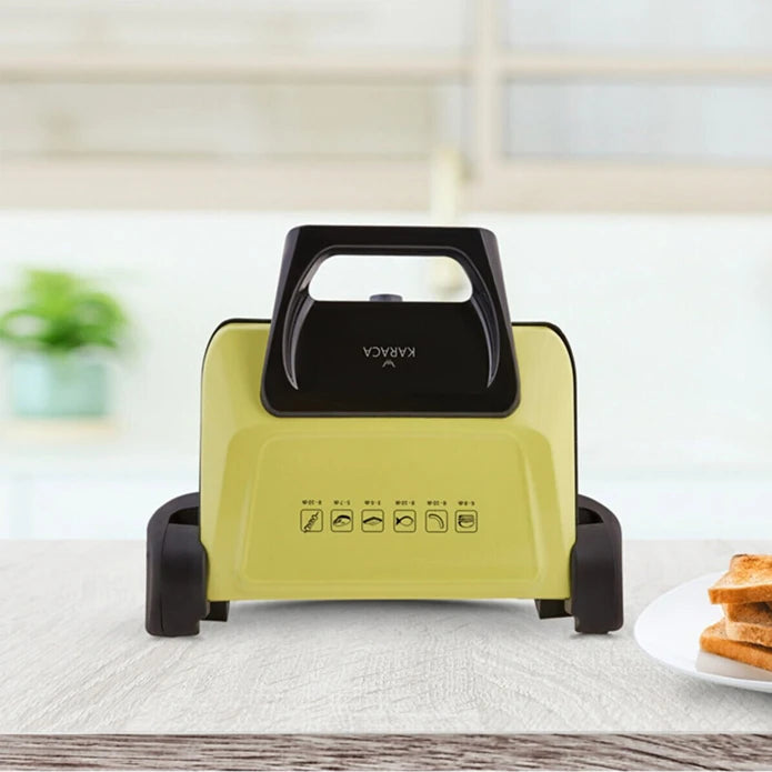 Karaca Future Plus Bio Diamond Antibacterial Lime Grill And Toaster 153.03.06.6203 -  Kitchen Appliances - ebarza Furniture UAE | Shop Modern Furniture in Abu Dhabi & Dubai - مفروشات ايبازرا في الامارات | تسوق اثاث عصري وديكورات مميزة في دبي وابوظبي