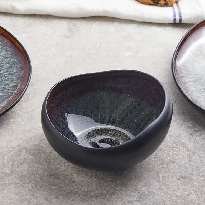 Karaca Galactic Black Bowl 153.03.06.7230 -  Bowls - ebarza Furniture UAE | Shop Modern Furniture in Abu Dhabi & Dubai - مفروشات ايبازرا في الامارات | تسوق اثاث عصري وديكورات مميزة في دبي وابوظبي