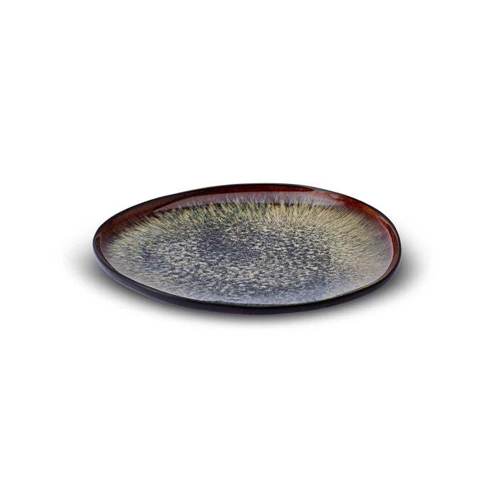 Karaca Galactic Black Cake Plate 153.03.06.7232 -  Plates - ebarza Furniture UAE | Shop Modern Furniture in Abu Dhabi & Dubai - مفروشات ايبازرا في الامارات | تسوق اثاث عصري وديكورات مميزة في دبي وابوظبي