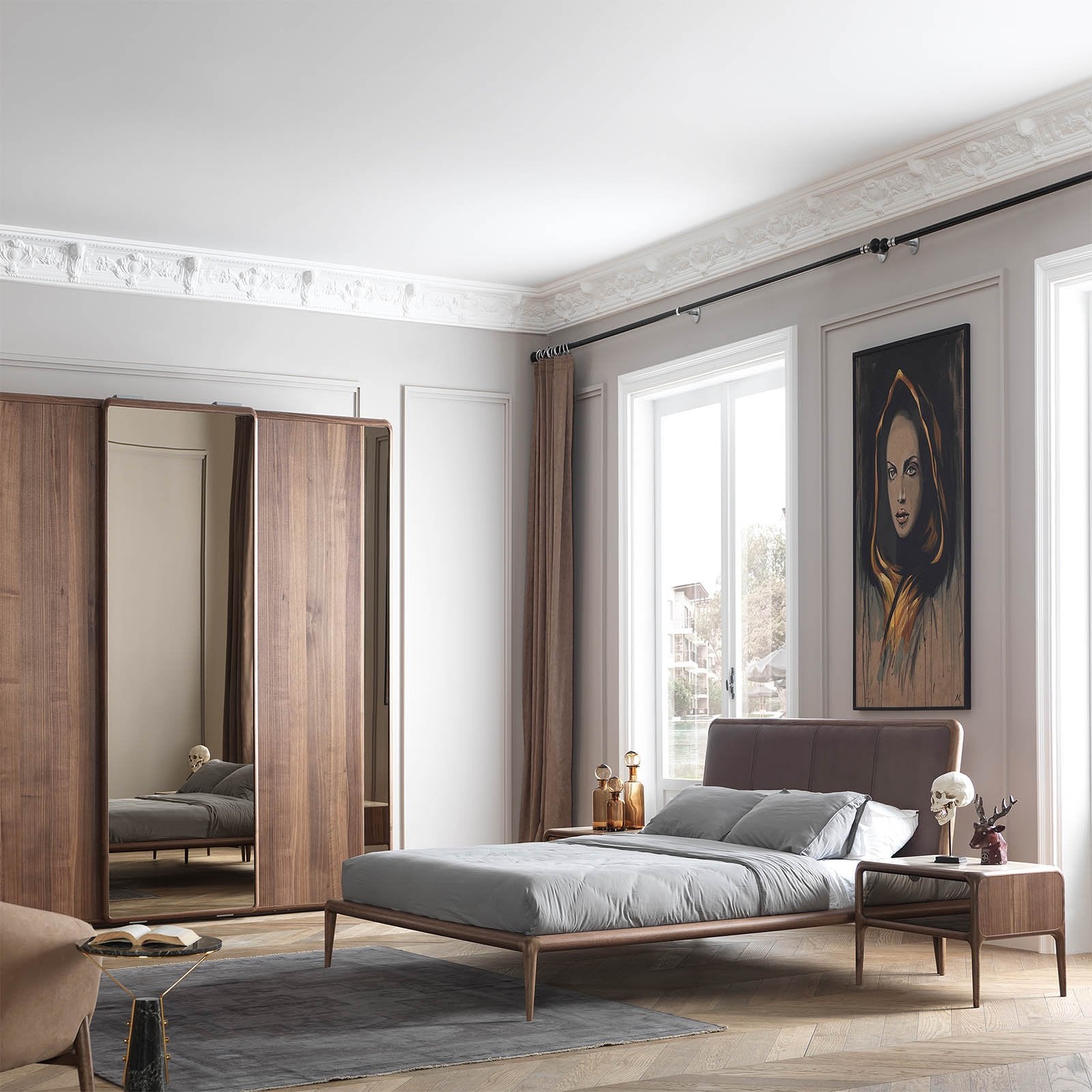 Display Item - Icon Bedstead Icon001-Bedonly Nakheel -  DISPLAY ITEM - ebarza Furniture UAE | Shop Modern Furniture in Abu Dhabi & Dubai - مفروشات ايبازرا في الامارات | تسوق اثاث عصري وديكورات مميزة في دبي وابوظبي