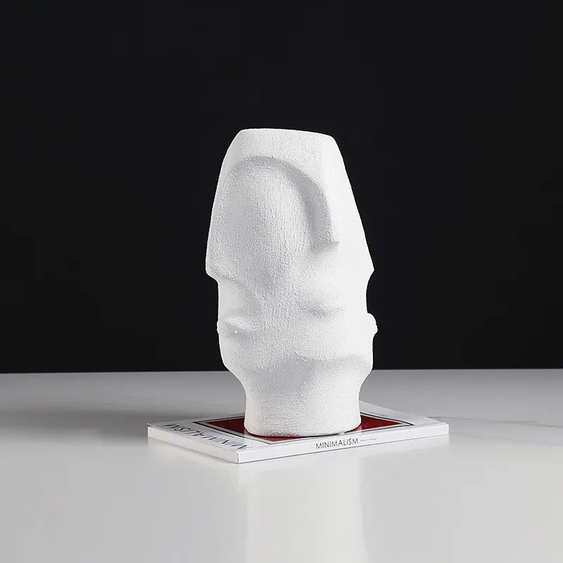 Four-Faced Ceramic Sculpture Fd-D22035 -  Home Decor Figurines - ebarza Furniture UAE | Shop Modern Furniture in Abu Dhabi & Dubai - مفروشات ايبازرا في الامارات | تسوق اثاث عصري وديكورات مميزة في دبي وابوظبي