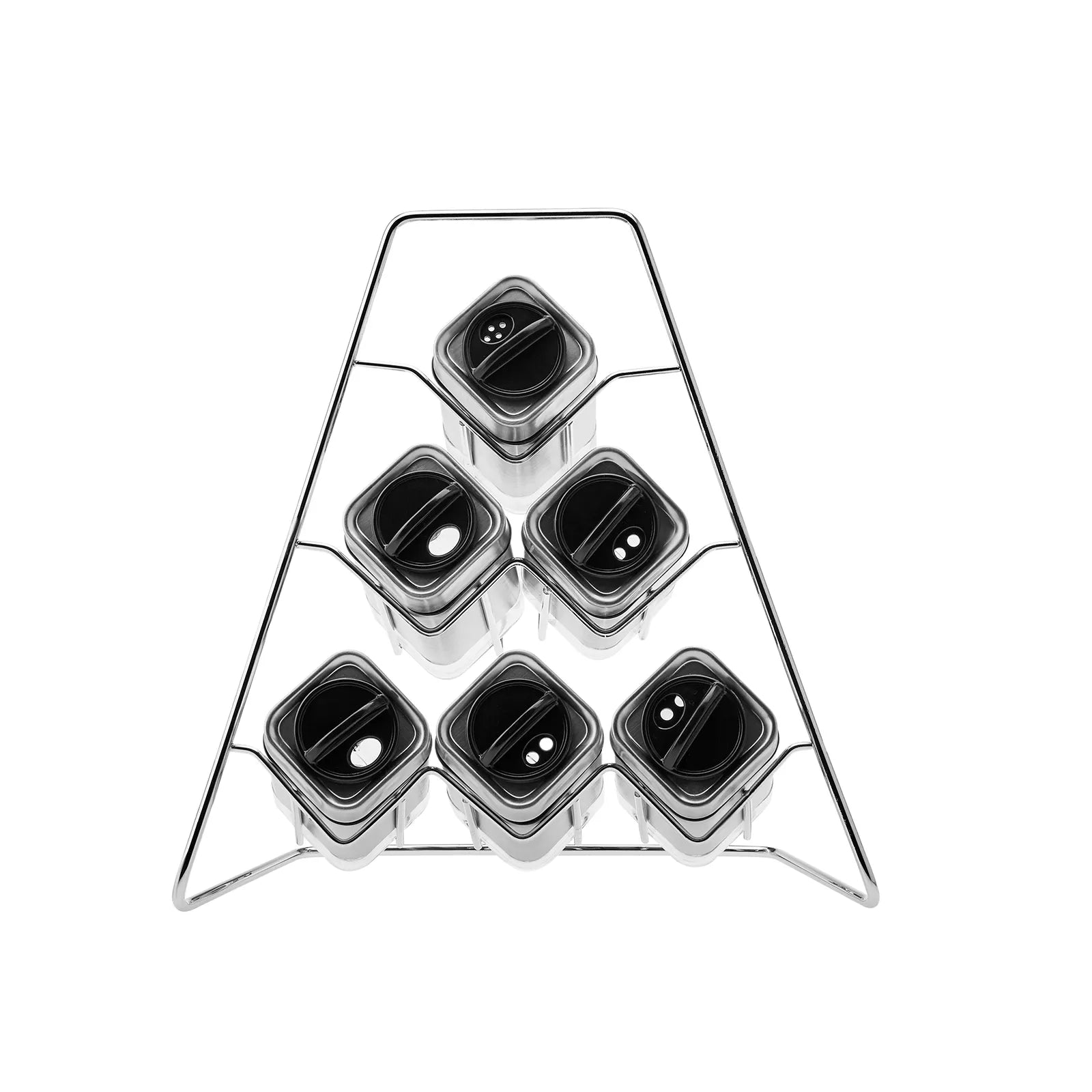 Karaca Avangart 7 Piece Triangle Spice Set 153.03.06.5947 -  Spice Sets - ebarza Furniture UAE | Shop Modern Furniture in Abu Dhabi & Dubai - مفروشات ايبازرا في الامارات | تسوق اثاث عصري وديكورات مميزة في دبي وابوظبي