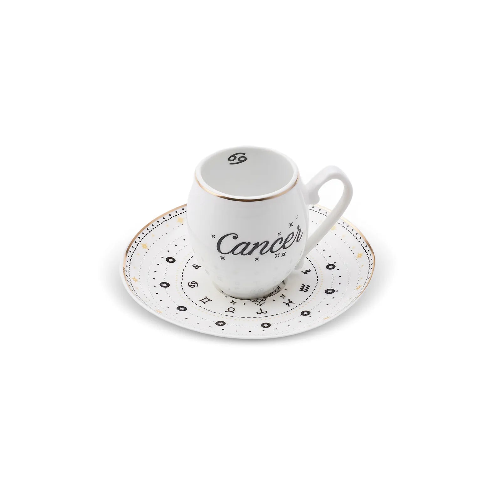 Karaca Cancer Coffee Cup 90 Ml 153.03.06.6903 -  Coffee Sets - ebarza Furniture UAE | Shop Modern Furniture in Abu Dhabi & Dubai - مفروشات ايبازرا في الامارات | تسوق اثاث عصري وديكورات مميزة في دبي وابوظبي